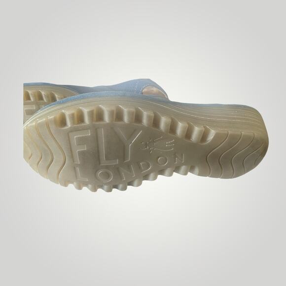 Fly London YALA Perf Wedge Open Toe Sandal | Size 40/US 9 | EUC - Picture 4 of 7